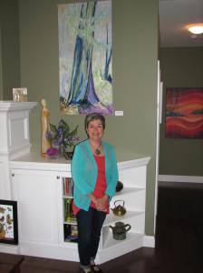 Here I am with some of my works at the 2015 Central Island Artisans' Spring Studio Tour.